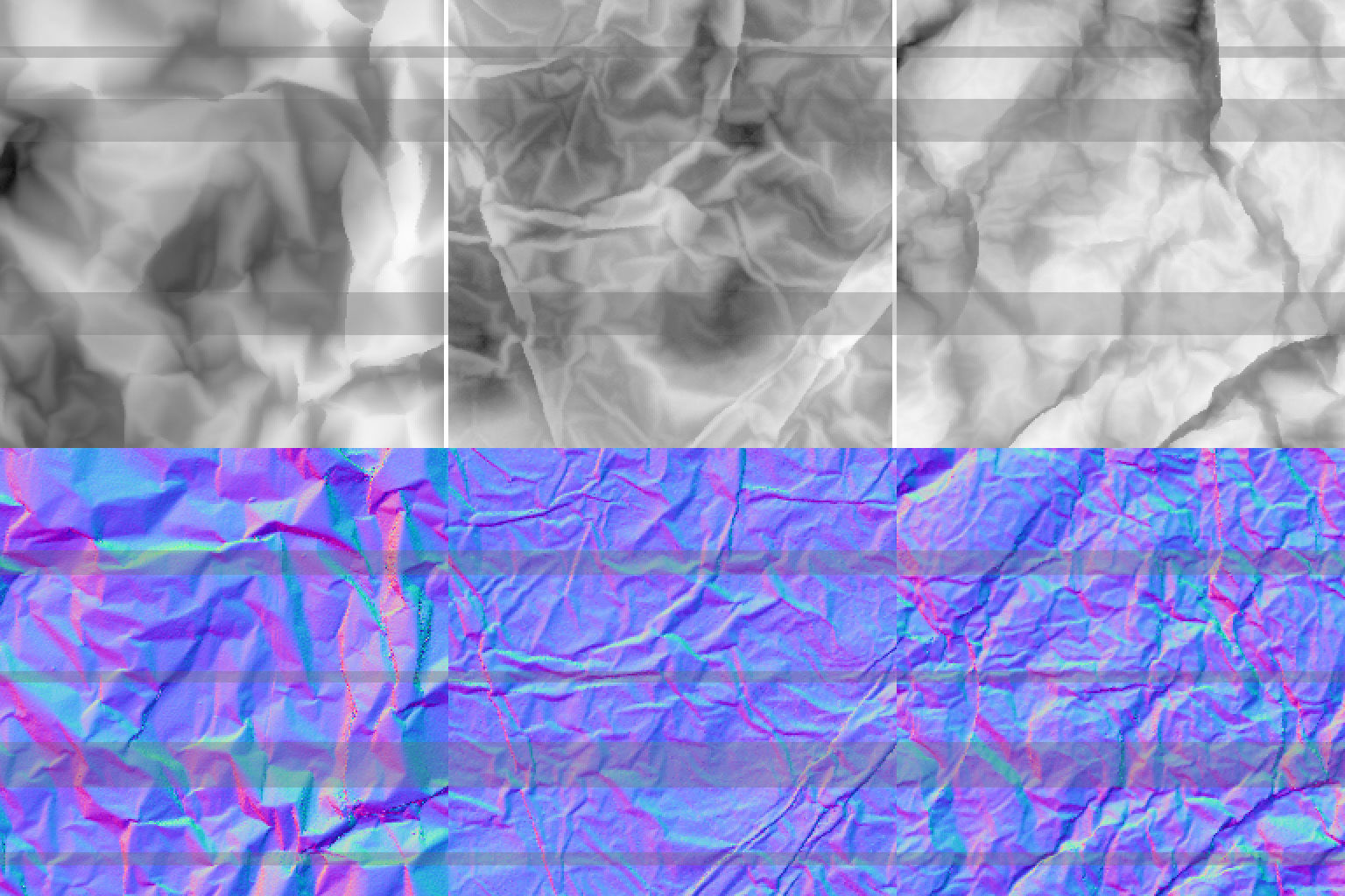 4k seamless realistic scanned foil materials 3D model_25