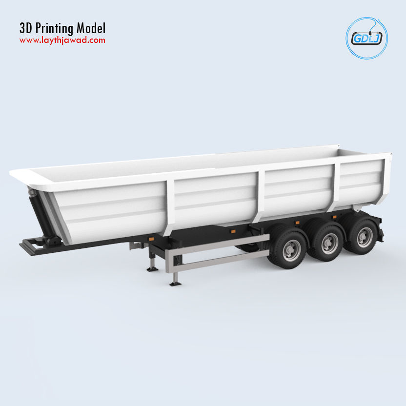 Dumper Trailer 3D print model_11