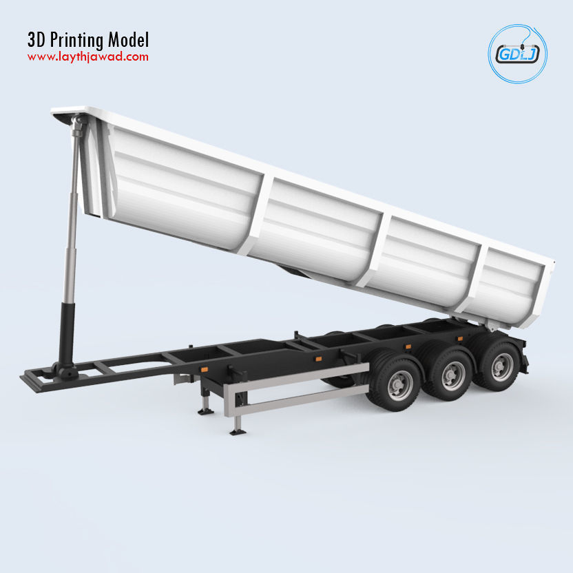 Dumper Trailer 3D print model_8