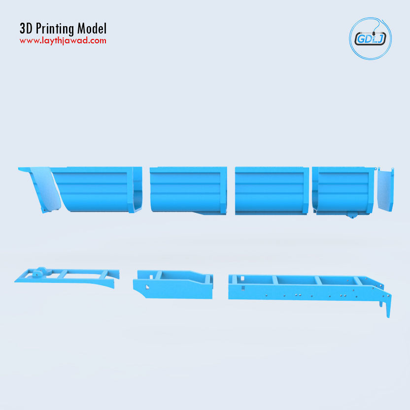 Dumper Trailer 3D print model_18
