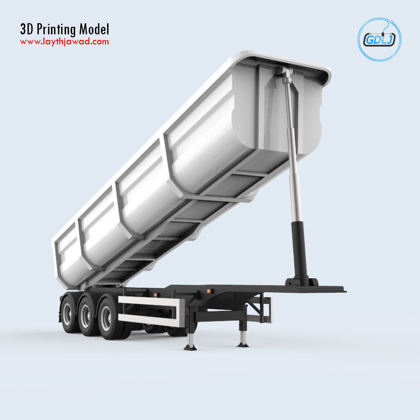 Dumper Trailer 3D print model_7