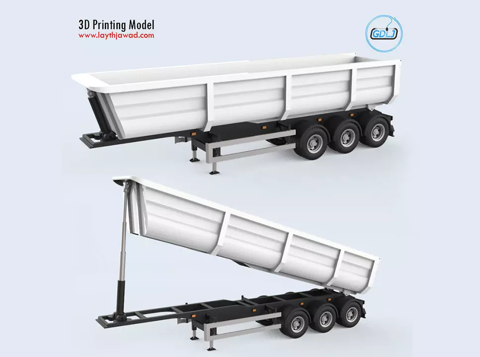 Dumper Trailer 3D print model_0