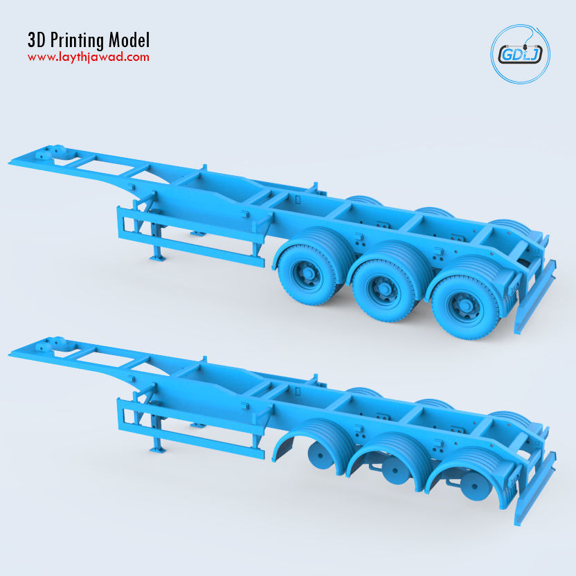 Dumper Trailer 3D print model_17
