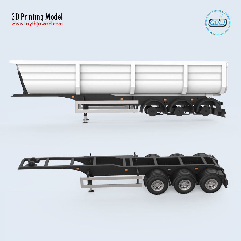 Dumper Trailer 3D print model_14