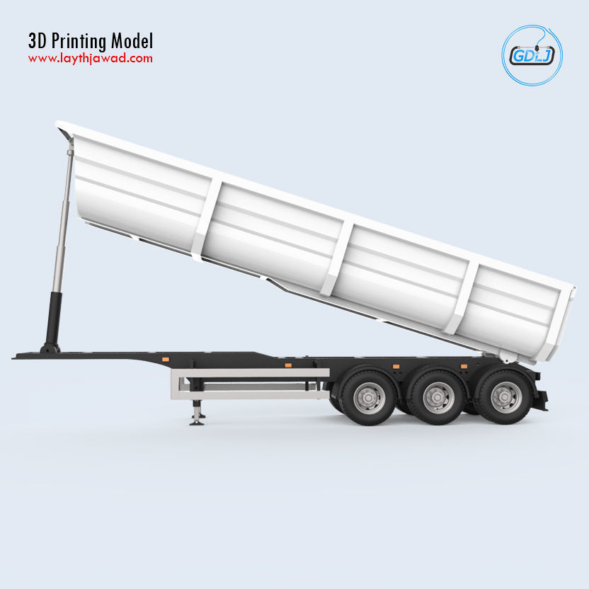 Dumper Trailer 3D print model_2