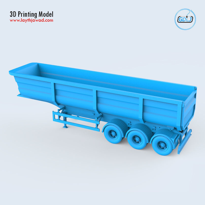 Dumper Trailer 3D print model_15