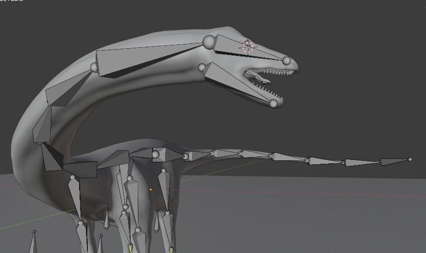 Diplodocus dinosaur 3D model_12