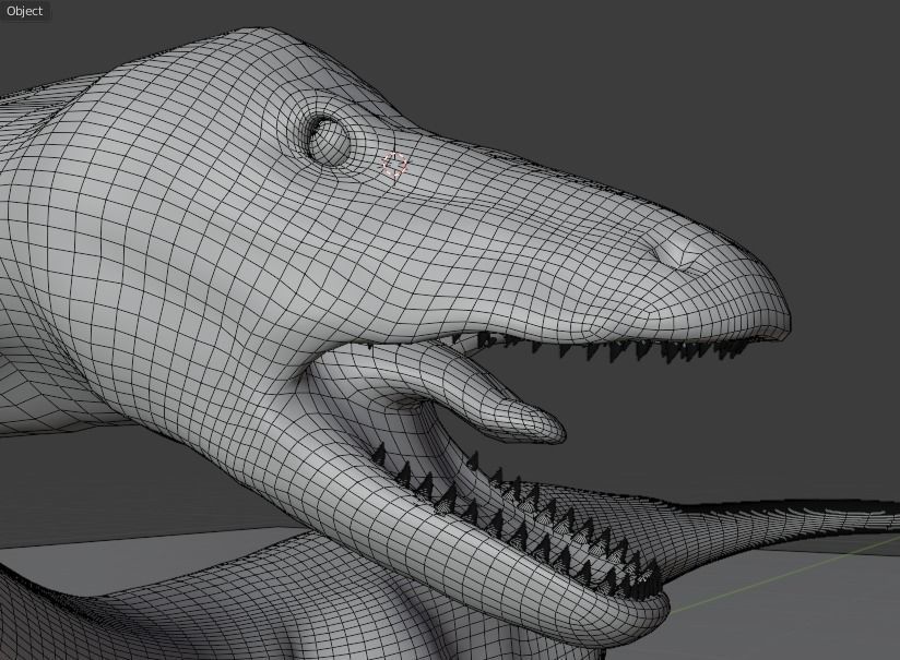 Diplodocus dinosaur 3D model_7