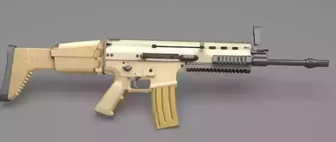 fn scar 3D model