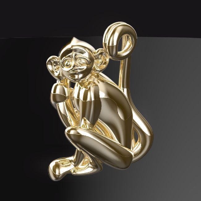 3D-Monkeys 331 3D print model_1