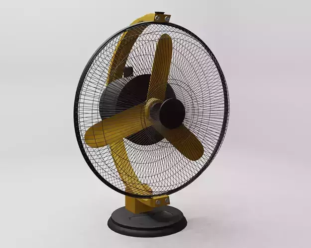 Table Fan low poly