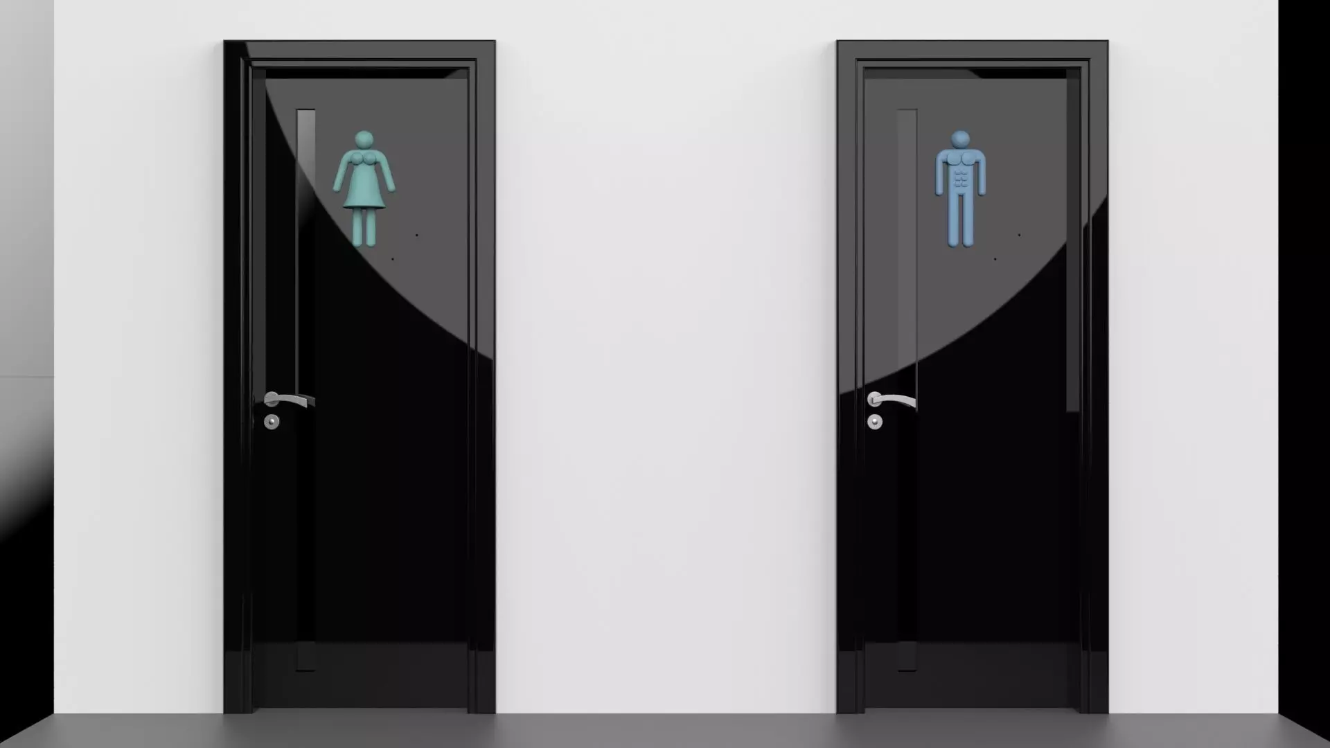 TOILET SIGN 3D 3D print model
