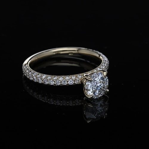 Diamond Wedding Band  3D print model