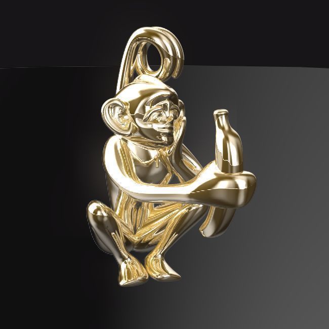 3D-Monkeys 335 3D print model_1