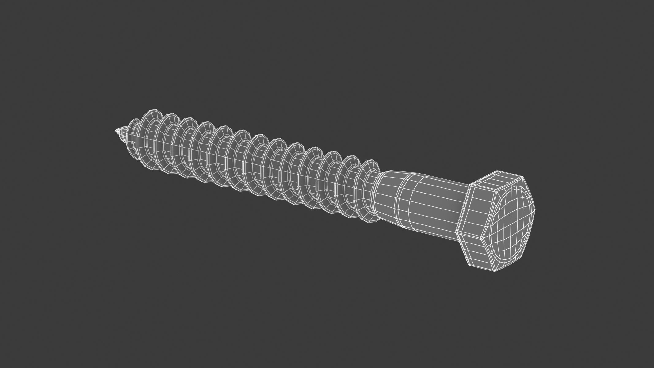 Lag Bolt 3D model_6