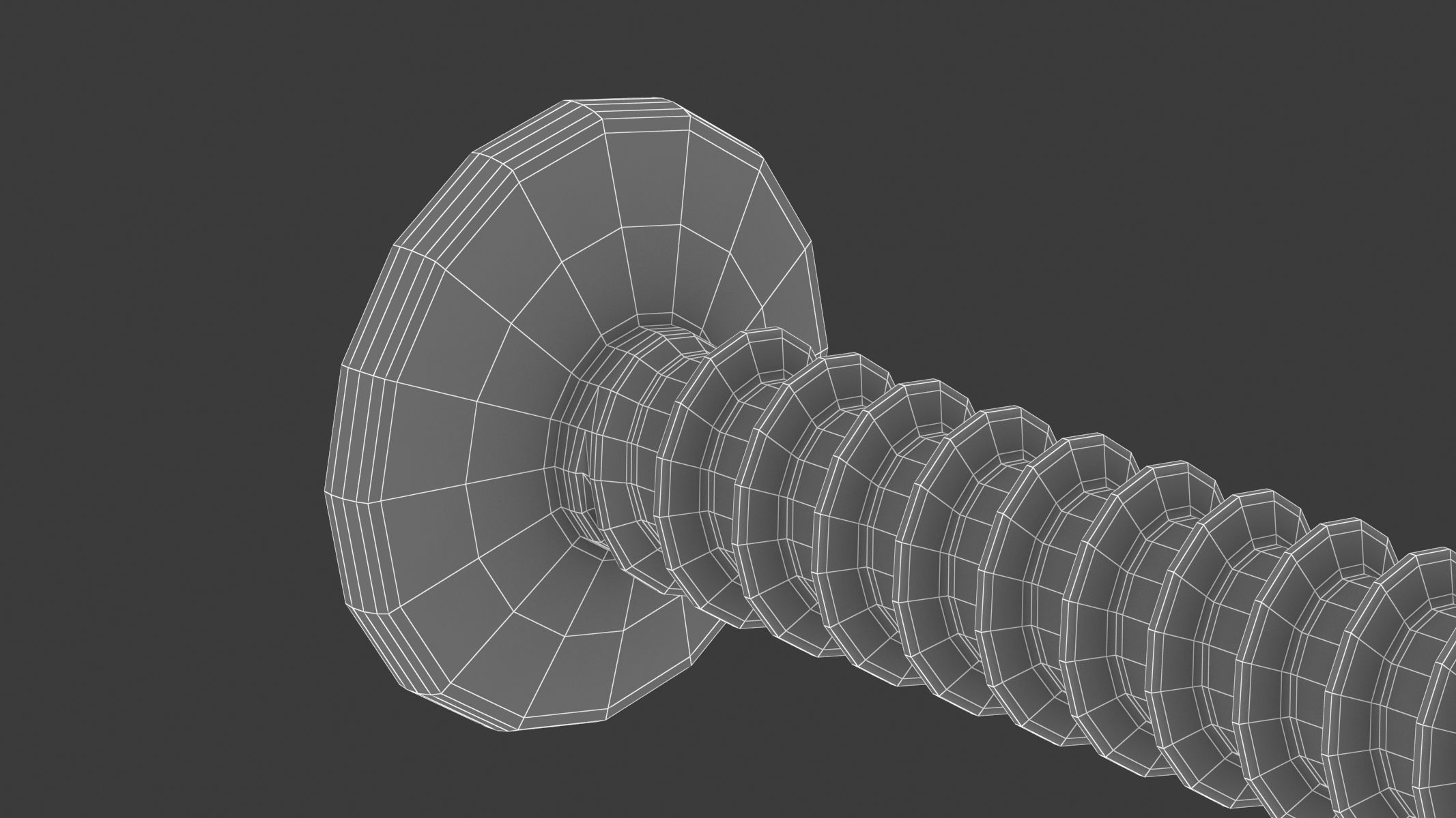 Sheet Metal Screw 3D model_8