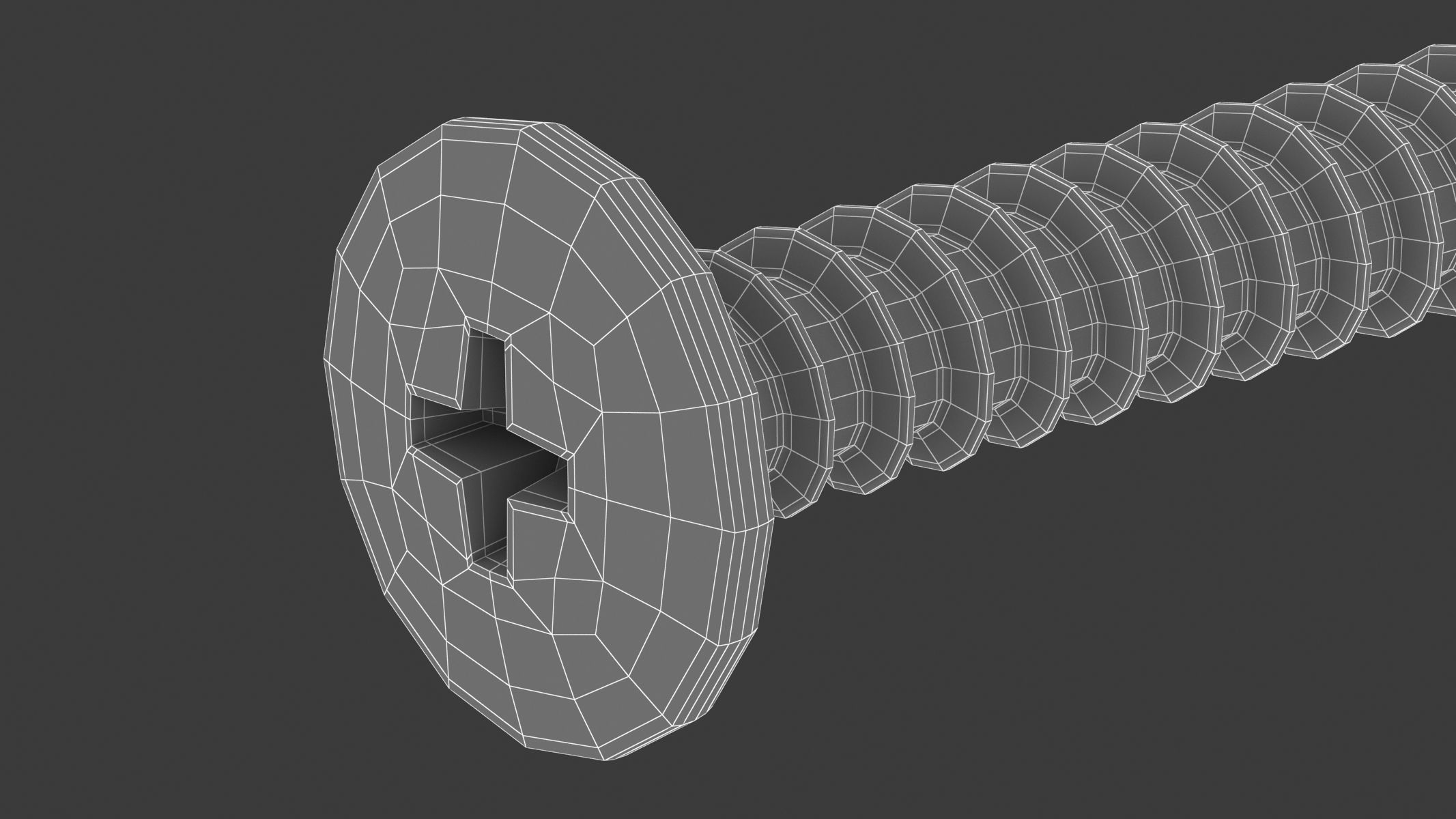 Sheet Metal Screw 3D model_9