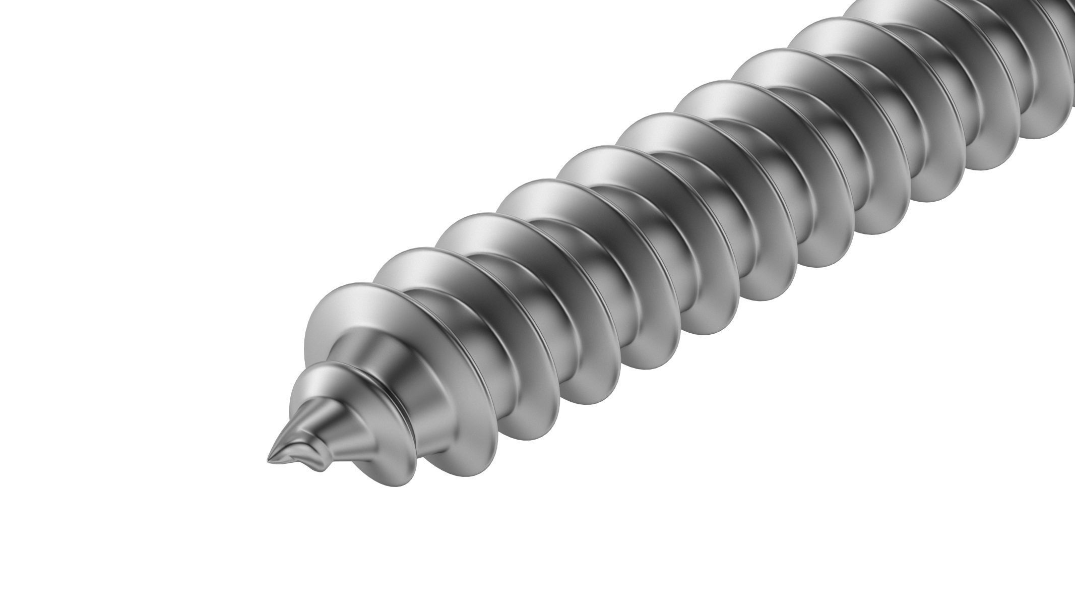 Sheet Metal Screw 3D model_2