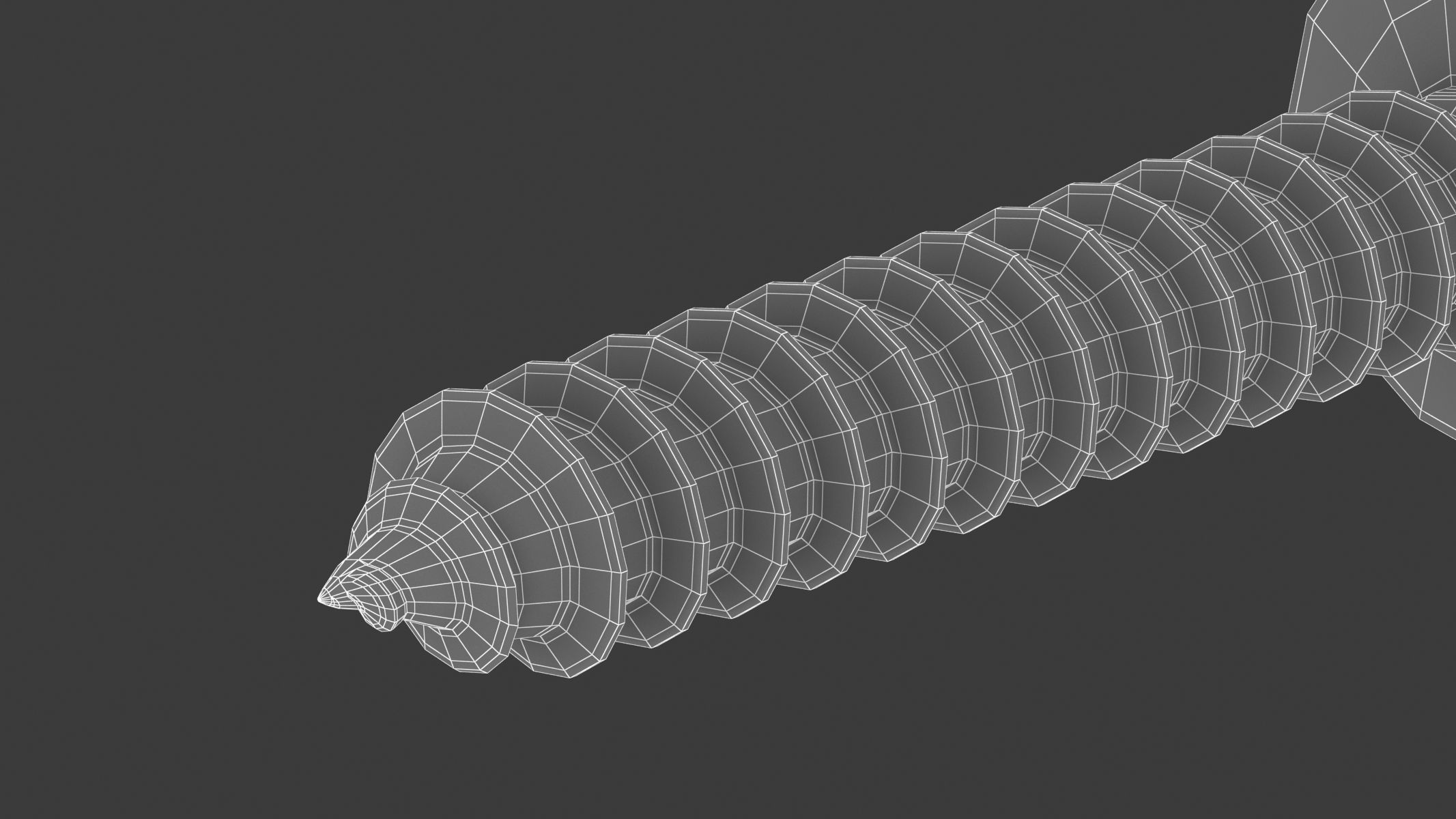 Sheet Metal Screw 3D model_7