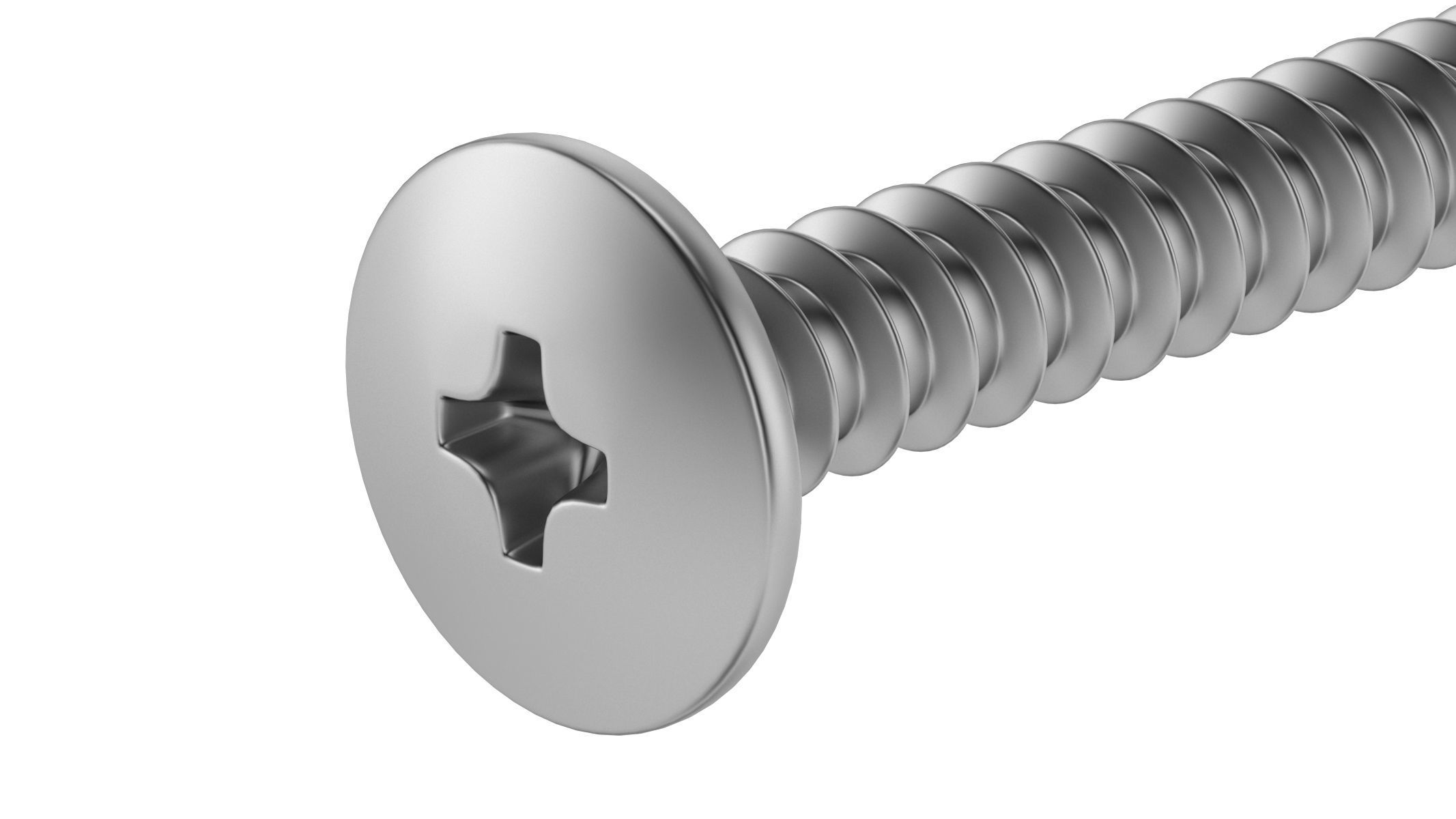 Sheet Metal Screw 3D model_4