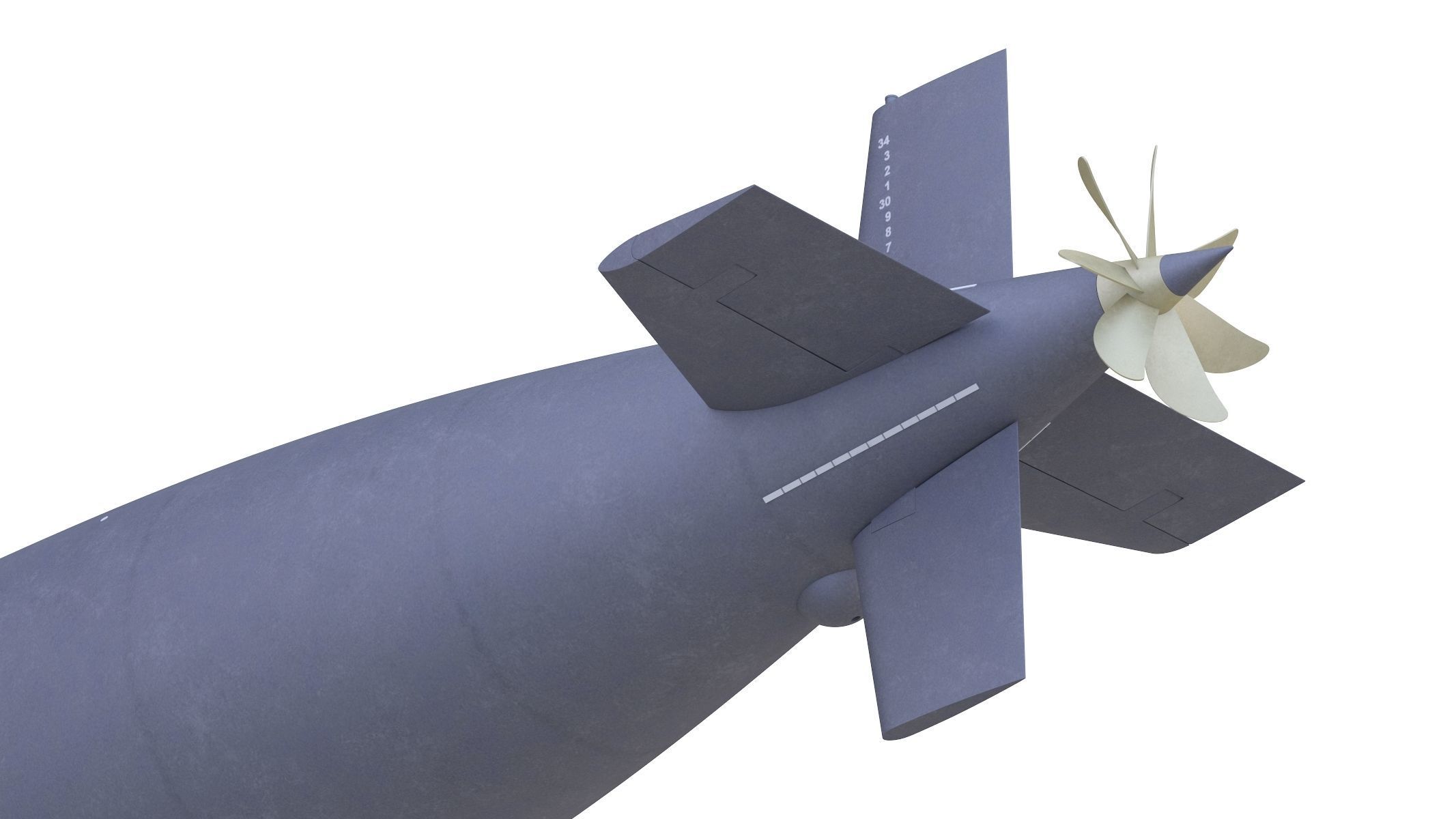 USS Permit SSN-594 3D model_8