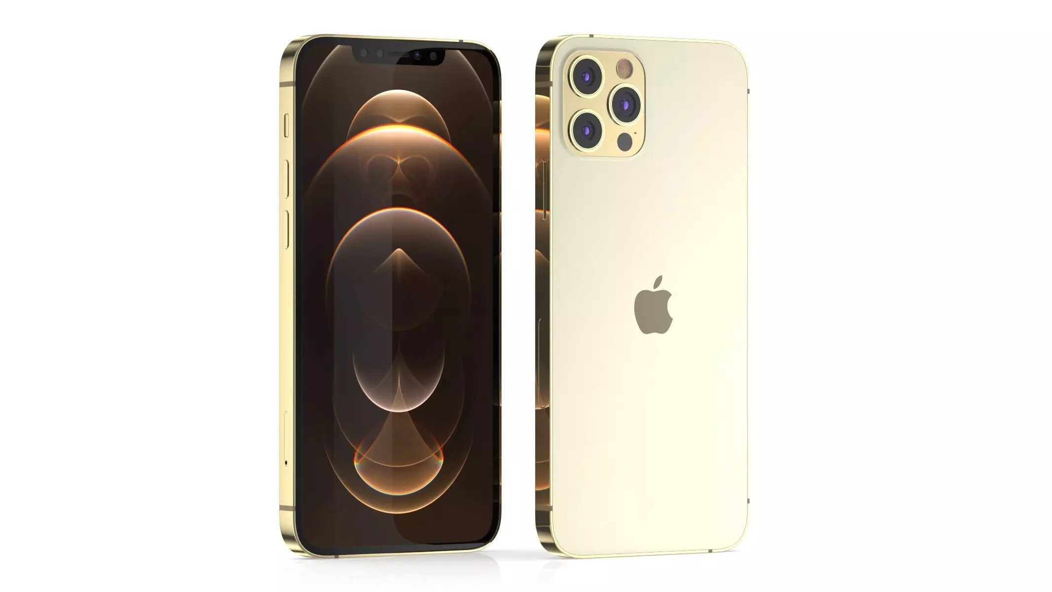  Apple iPhone 12 Pro Gold  3D model_0