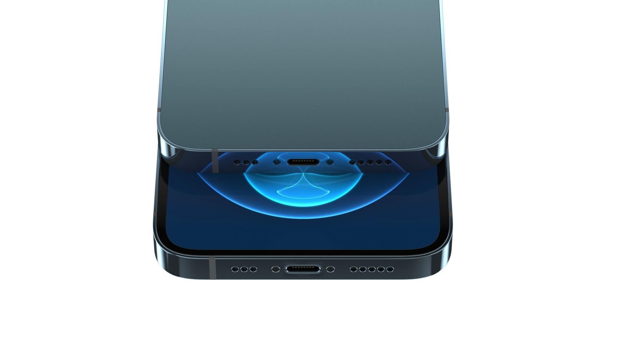 Apple iPhone 12 Pro Pacific Blue 3D model_19