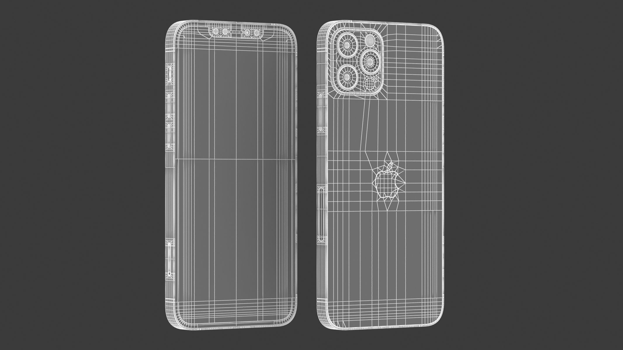 Apple iPhone 12 Pro Pacific Blue 3D model_3