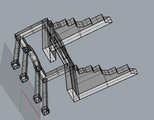 Ruin building 3D print model_1