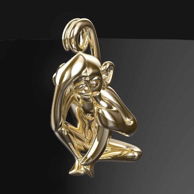 3D-Monkeys 341 3D print model_1