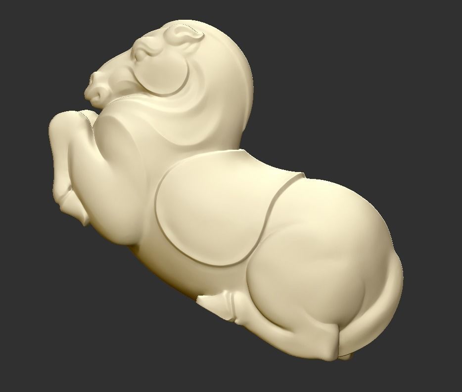 cute horse 3D print model_4