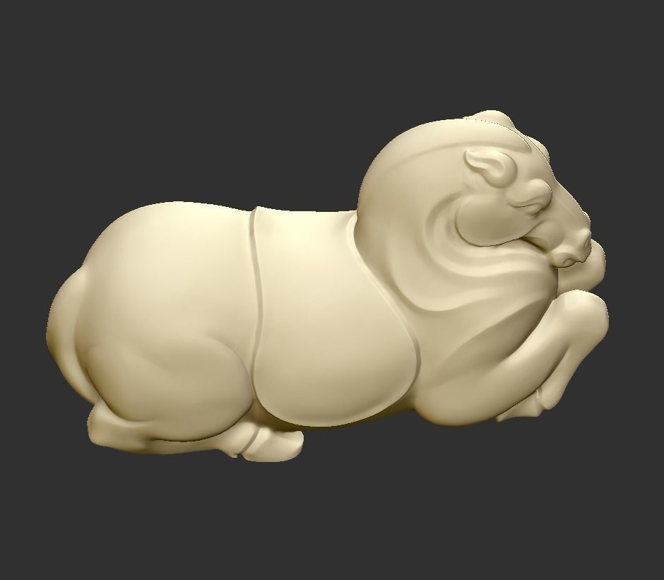 cute horse 3D print model_3