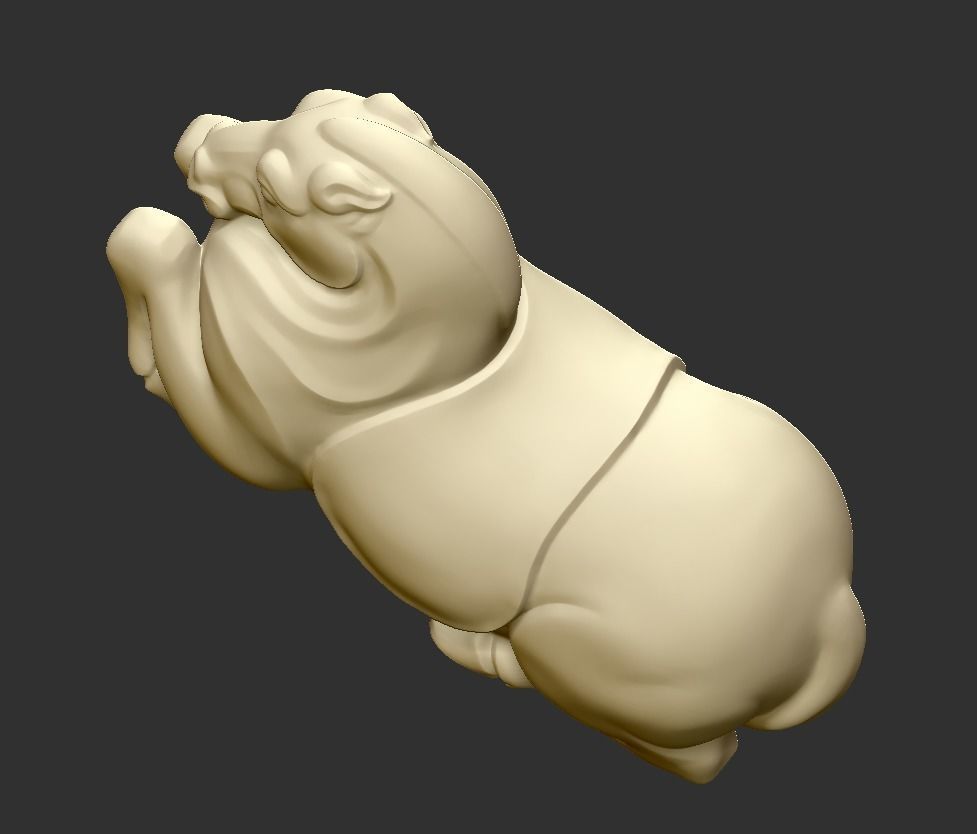 cute horse 3D print model_5