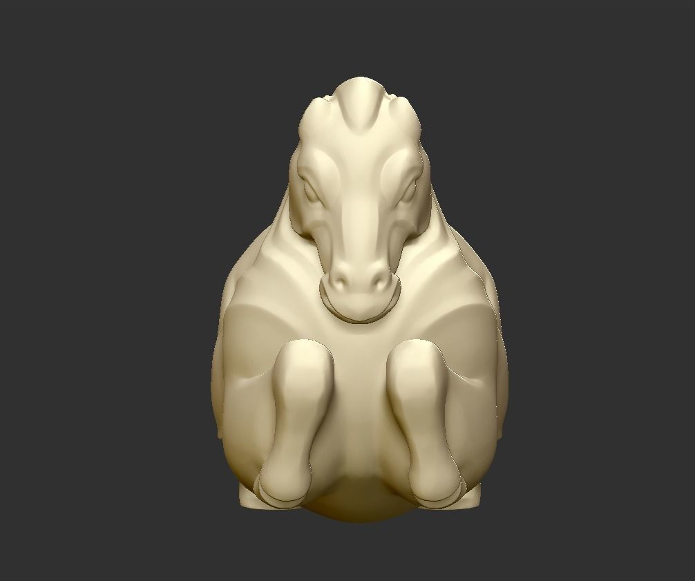 cute horse 3D print model_1