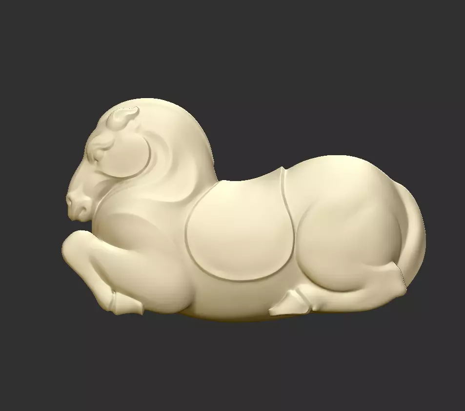 cute horse 3D print model_0