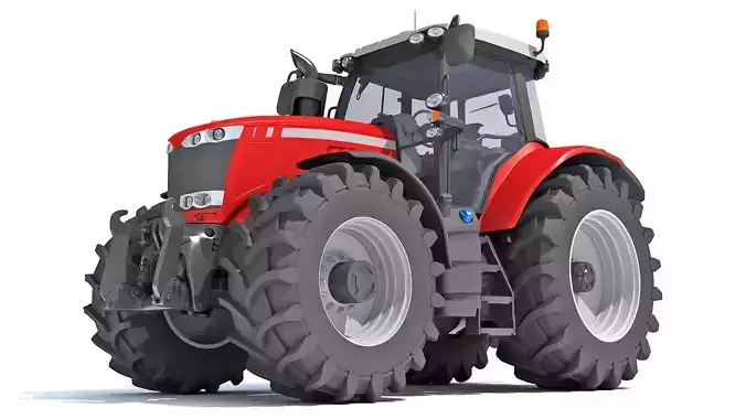 Farm Tractor 3D model