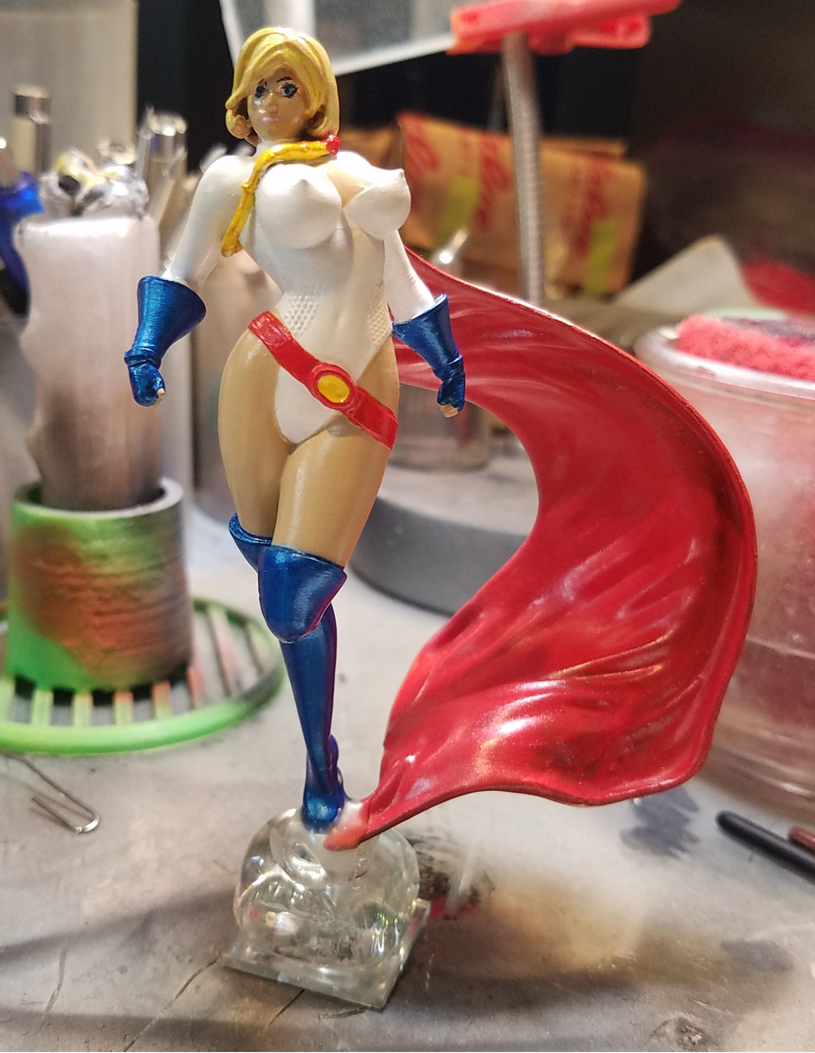 Power Girl Version 1 Fan Art 3D Print Figurine 3D print model_5