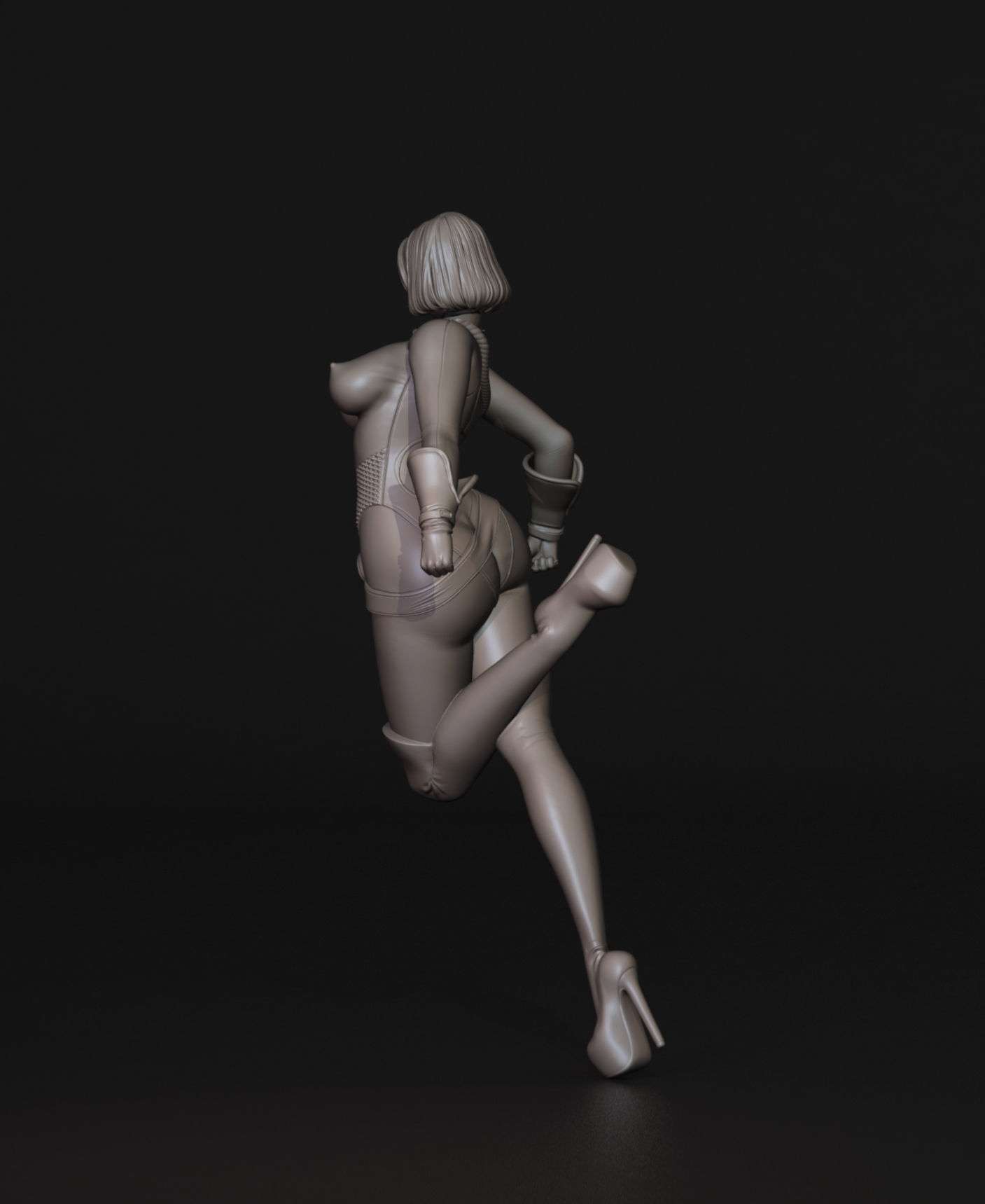 Power Girl Version 1 Fan Art 3D Print Figurine 3D print model_13