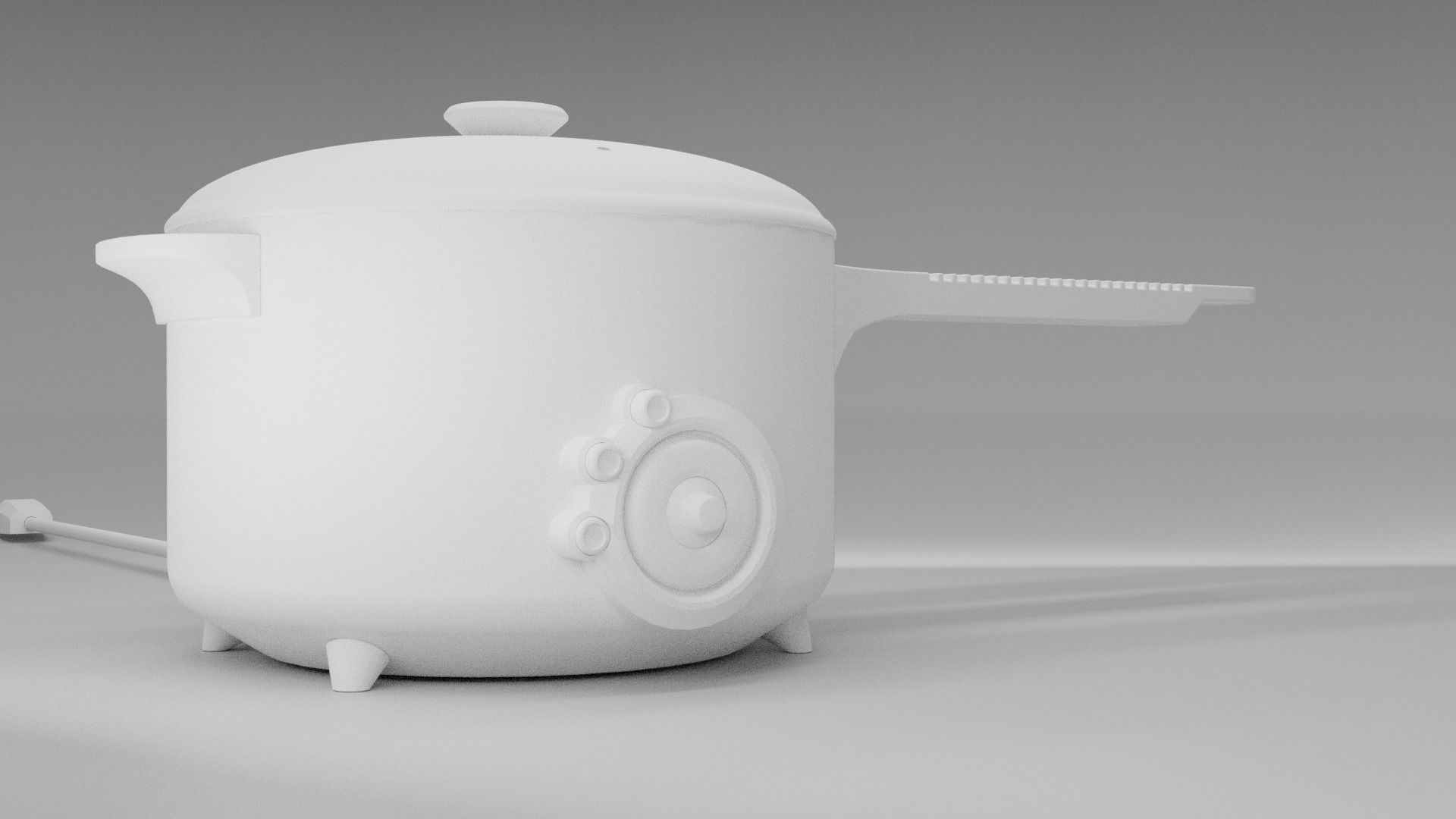 Electronic Hot Pot Model1 3D model_4