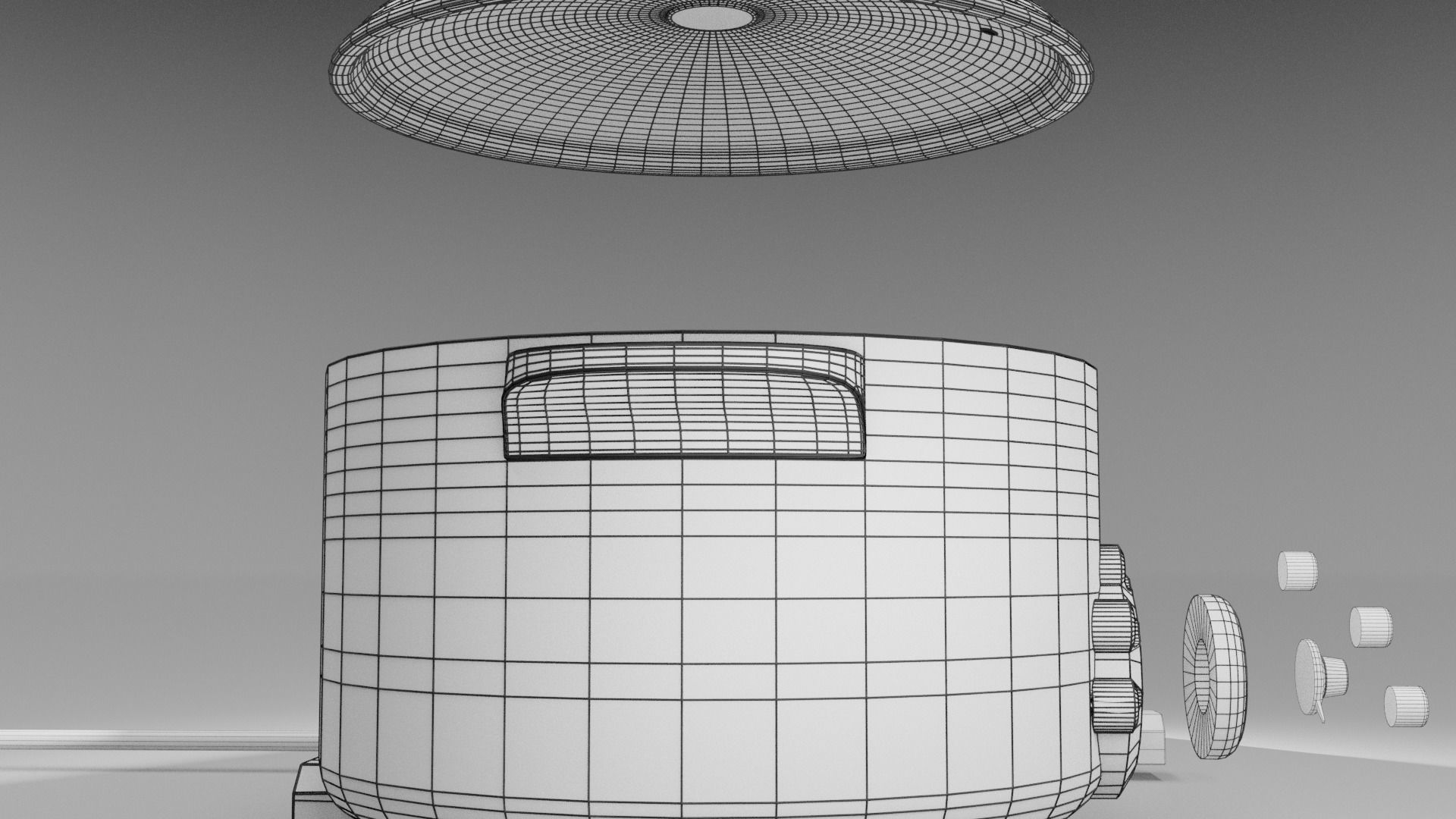 Electronic Hot Pot Model1 3D model_23