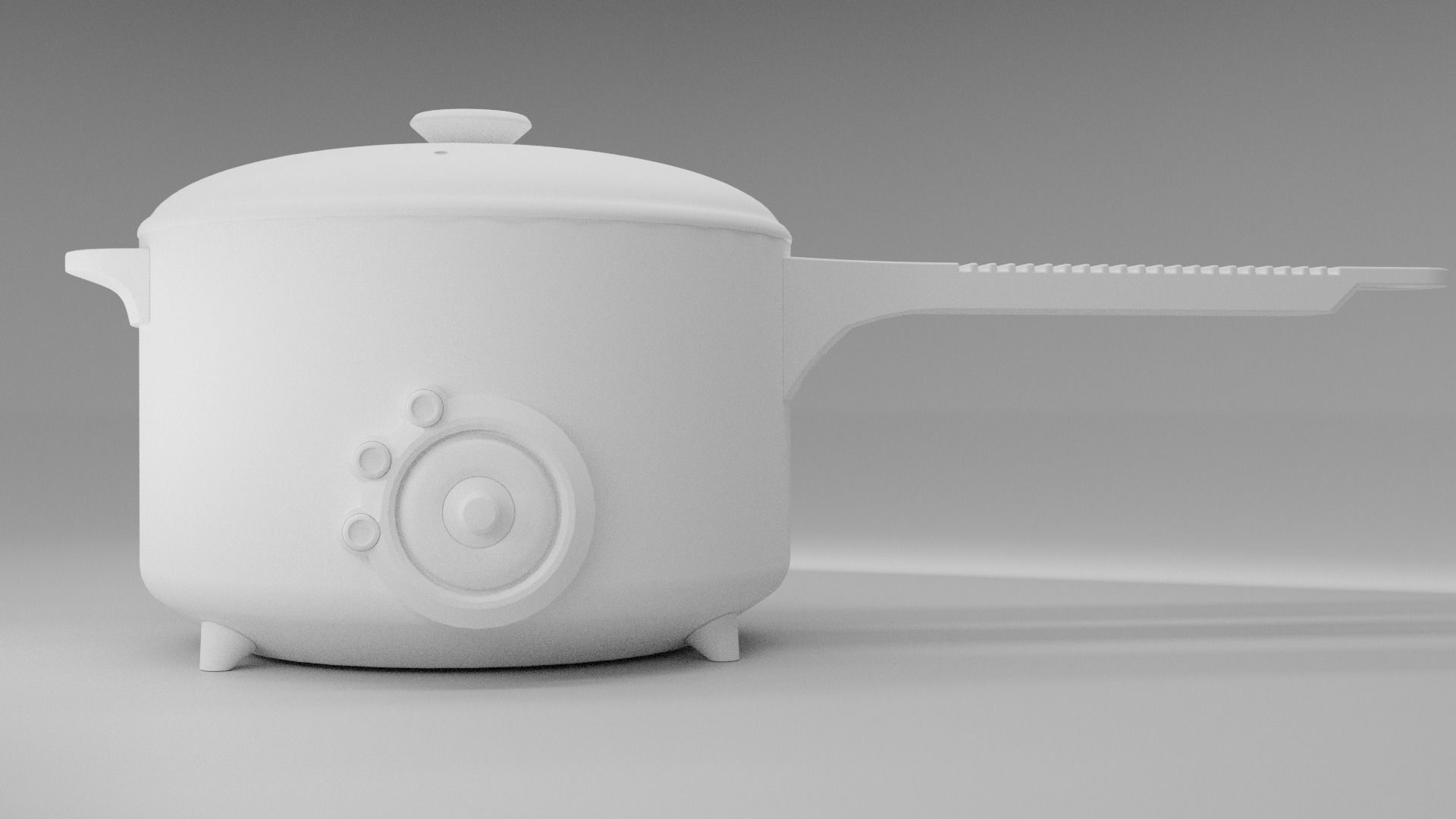 Electronic Hot Pot Model1 3D model_1