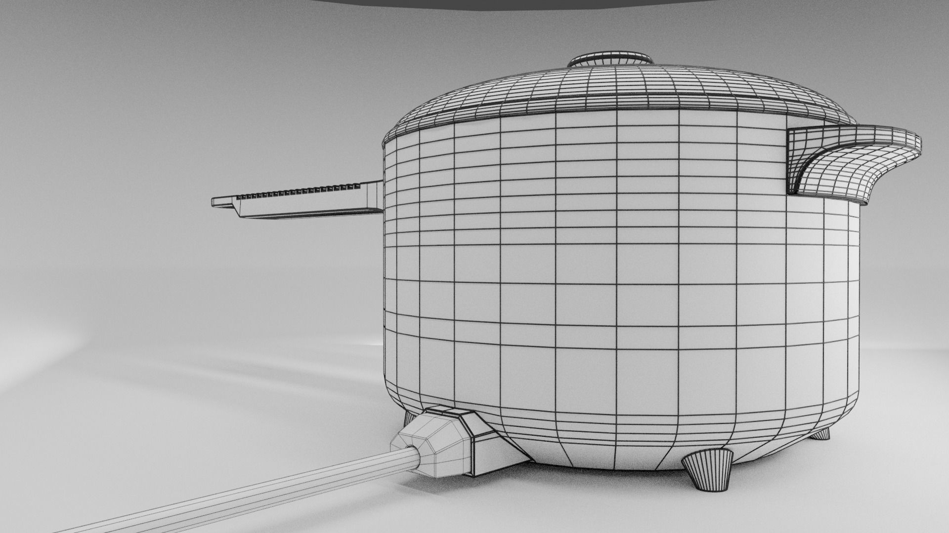Electronic Hot Pot Model1 3D model_11
