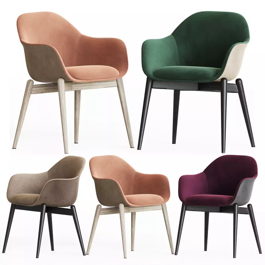 Marelli Chia Dining chair 3D model