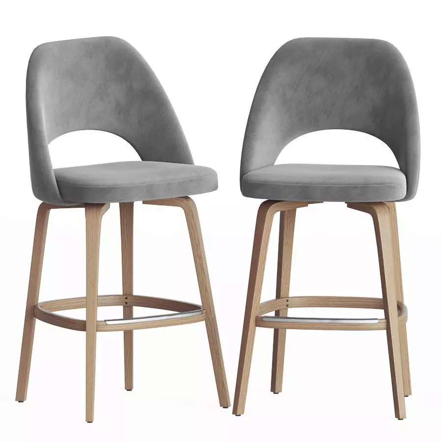 Saarinen Executive Stool Knoll 3D model_0