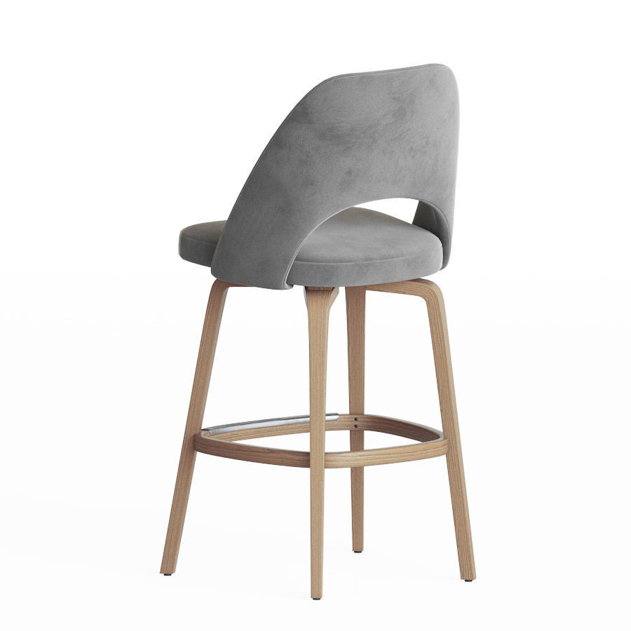 Saarinen Executive Stool Knoll 3D model_2