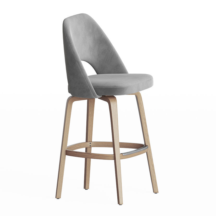 Saarinen Executive Stool Knoll 3D model_1