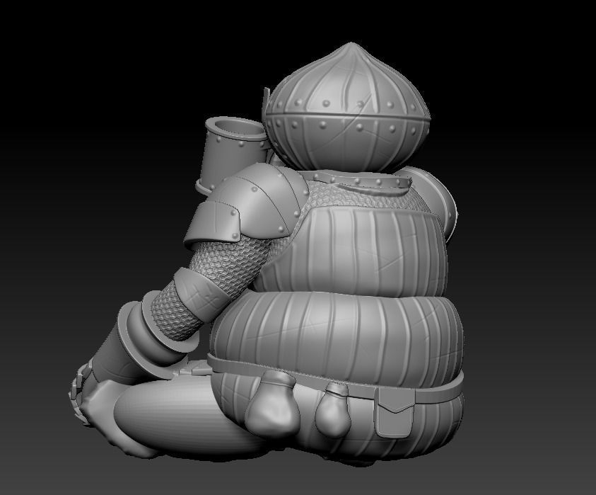 Dark Souls - Siegward of Catarina 3D print model_3
