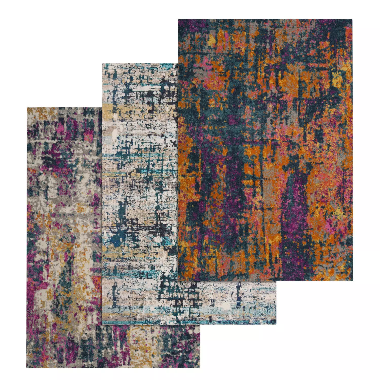 Rug Set 2091 3D model_0