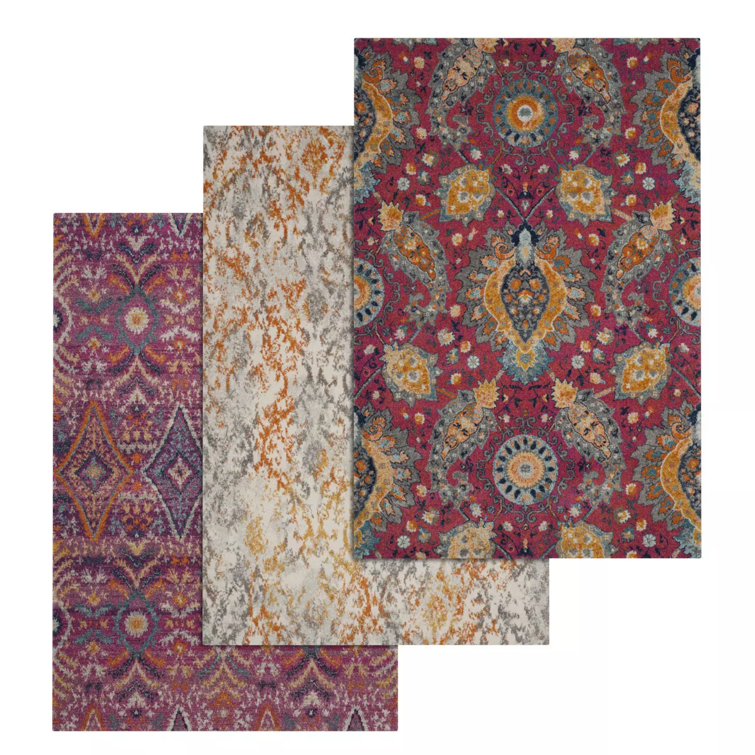 Rug Set 2092 3D model_0