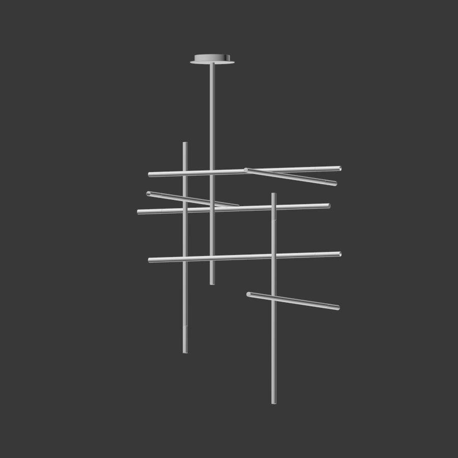 Kitami Suspension Medium Pendant 3D model_3